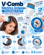 V-Comb Eléctrico Antipiojos
